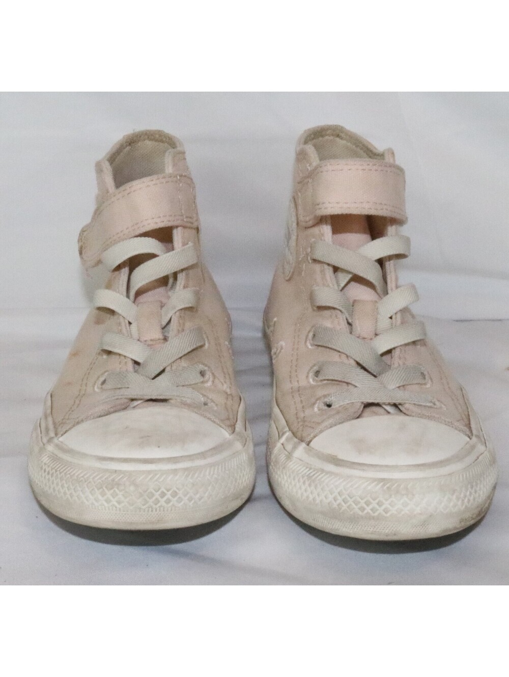 Converse Chuck Taylor All Star Girls Size 1 High Top Sneakers Light Pink